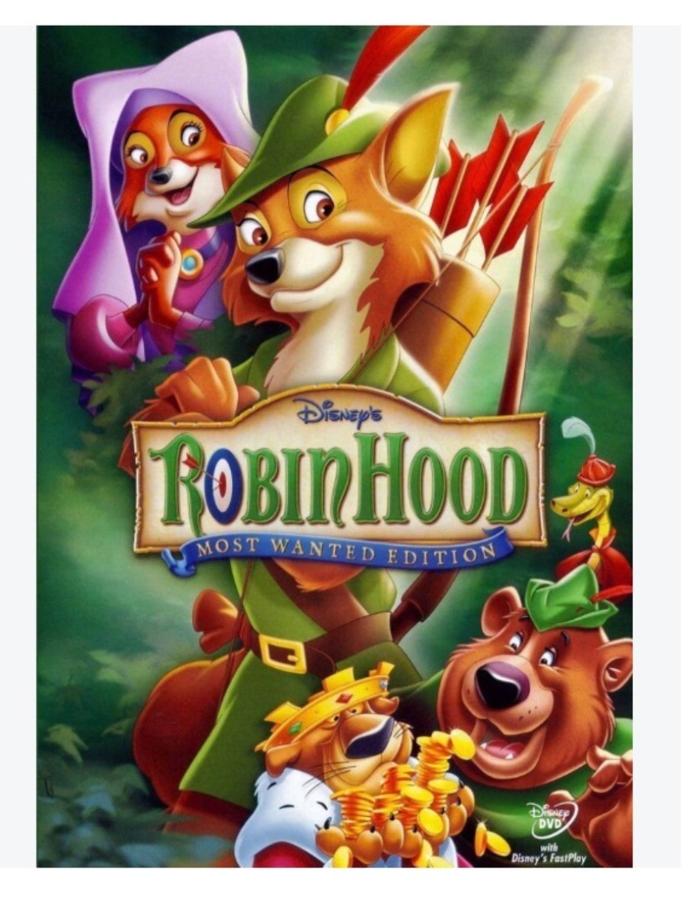 Walt Disney Robin Hood DVD movie